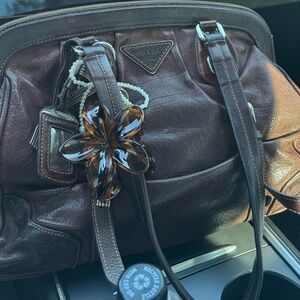 Prada Brown Leather Women's Bag